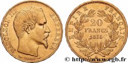 20 francs or Napoléon III, tête nue 1855 Paris F.531/4