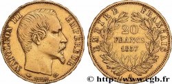 20 francs or Napoléon III, tête nue 1857 Paris F.531/12