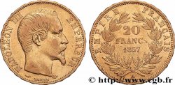 20 francs or Napoléon III, tête nue 1857 Paris F.531/12