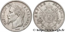 2 francs Napoléon III, tête laurée  1868 Strasbourg F.263/9