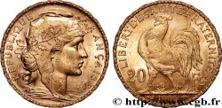 20 francs or Coq, Dieu protège la France 1904 Paris F.534/9