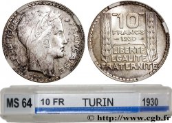10 francs Turin 1930  F.360/3 MS64 GENI