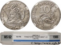 10 francs Jimenez 1986  F.373/3 MS62 GENI