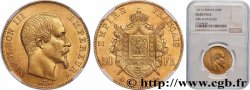 50 francs or Napoléon III, tête nue 1857 Paris F.547/4