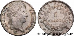 5 francs Napoléon Empereur, Empire français 1814 Perpignan F.307/84 MBC
