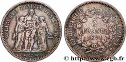 5 francs Hercule, dite “Camélinat” 1871 Paris F.334/4 TB+