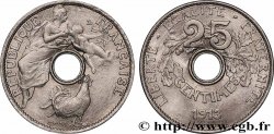 Essai de 25 centimes par Coudray, grand module 1913 Paris GEM.68 1 MS