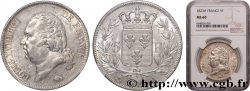 5 francs Louis XVIII, tête nue 1823 Paris F.309/76