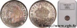 20 centimes Napoléon III, tête laurée, grand module 1867 Strasbourg F.150/2 MS68 NGC