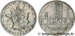 Piéfort Argent de 10 francs Mathieu 1980 Pessac GEM.186 P2 fST