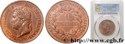 Essai de 1 décime en cuivre, poids léger 1840 Paris VG.2915