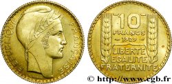 Concours de 10 francs, essai de Turin en bronze-aluminium 1929 Paris GEM.169 3