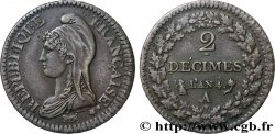 2 décimes Dupré 1796 Paris F.145/1