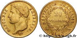 20 francs or Napoléon tête laurée, République française 1807 Paris F.515/1