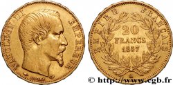 20 francs or Napoléon III, tête nue 1857 Paris F.531/12