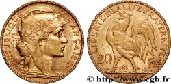 20 francs or Coq, Dieu protège la France 1902 Paris F.534/7
