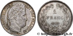 1 franc Louis-Philippe, couronne de chêne 1848 Paris F.210/113