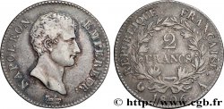 2 francs Napoléon Empereur, Calendrier grégorien 1806 Paris F.252/1