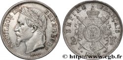 2 francs Napoléon III, tête laurée 1869 Strasbourg F.263/11
