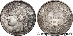 2 francs Cérès, avec légende 1887 Paris F.265/13