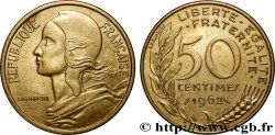 50 centimes Marianne, col à 4 plis 1962 Paris F.197/3