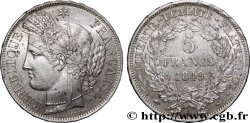 5 francs Cérès, IIe République 1849 Paris F.327/1