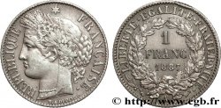 1 franc Cérès, Troisième République 1887 Paris F.216/9