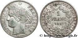 1 franc Cérès, Troisième République 1887 Paris F.216/9 TB35