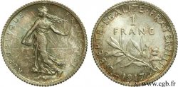 1 franc Semeuse 1917 Paris F.217/23 SUP60