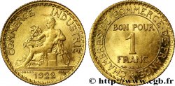 1 franc Chambres de Commerce 1922 Paris F.218/4