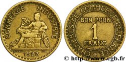 1 franc Chambres de Commerce 1923 Paris F.218/5 TTB48