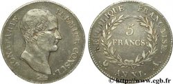 5 francs Bonaparte Premier Consul 1803 Paris F.301/1