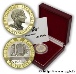 Belle Épreuve Or 10 francs Montesquieu 1989 F5.1305 3