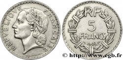 5 francs Lavrillier, nickel 1933  F.336/2 TTB45