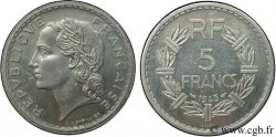 Essai de 5 francs Lavrillier, aluminium 1945 F.339/1