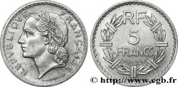 5 francs Lavrillier, aluminium 1945 Beaumont-Le-Roger F.339/4