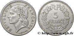 5 francs Lavrillier, aluminium 1949 Beaumont-le-Roger F.339/19