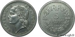 5 francs Lavrillier, aluminium 1950 Beaumont-Le-Roger F.339/21