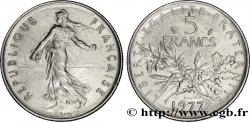 5 francs Semeuse, nickel 1977 Pessac F.341/9 SUP58