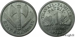 1 franc Francisque, légère 1943 F.223/3