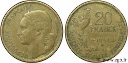 20 francs G. Guiraud 1951 Beaumont-Le-Roger F.402/8