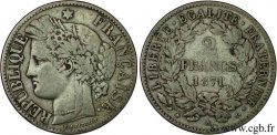 2 francs Cérès, avec légende 1871 Paris F.265/3
