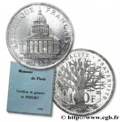 Piéfort Brillant Universel de 100 francs Panthéon 1982 Pessac F.451/2P