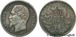 50 centimes Napoléon III, tête nue 1862 Paris F.187/16