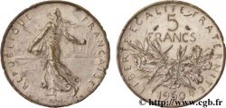 Faux de 5 francs Semeuse, argent 1960 Paris F.340/4 var. SUP58