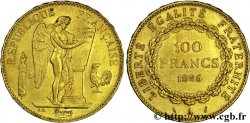 100 francs or Génie, tranche inscrite en relief Dieu protège la France 1886 Paris F.552/7 SUP60