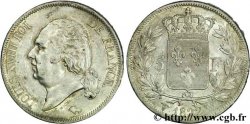 5 francs Louis XVIII, tête nue 1822 Lille F.309/75