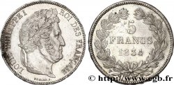 5 francs Ier type Domard, tranche en relief 1834 Lille F.324/41