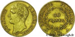40 francs or Bonaparte, Premier Consul, défaut de coin 1804 Paris F.536/6