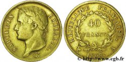 40 francs or Napoléon tête laurée, République française 1808 Paris F.540/2